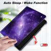 Case for Microsoft Surface Go 4 2023 / Go 3 2021 / Go 2 2020 / Surface Go 2018 10-inch Tablet,Slim Lightweight Smart Shell Stand Cover with Auto Wake/Sleep,Glitter Galaxy view 3
