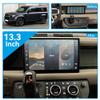 13.3" Android 13.0 Car Radio for Land Rover Defender 2019-2024 Stereo Replacement Dash Touch Screen Auto GPS Navigation Head Unit (8-256GB CarPlay) view 2