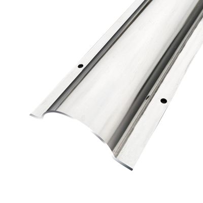YLLSMGS 39in Stainless Steel Cable Protector Metal Floor Cable Cover Silver Decorative Invisible Trough for Office Home Workshop(100 * 25.7mm/3.93 * 1.01in)