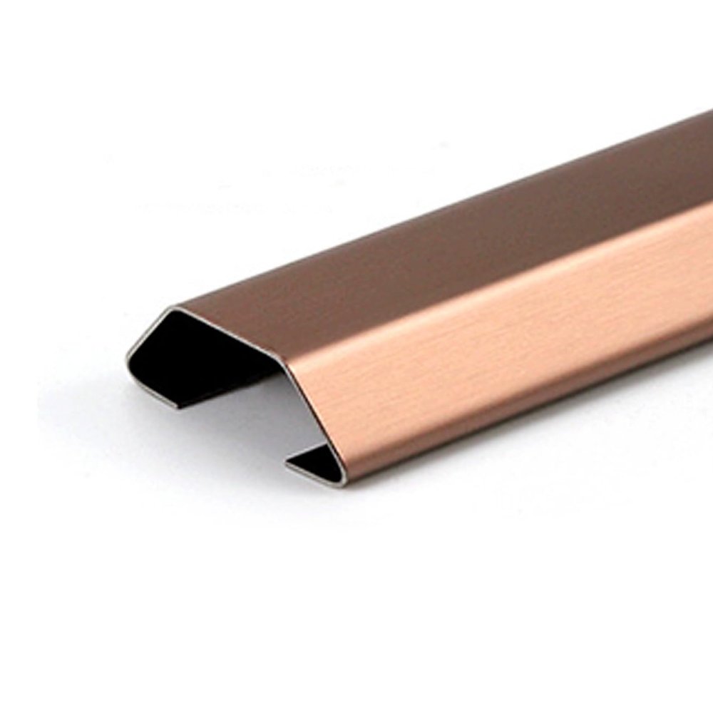 YLLSMGS Metal Floor Cable Cover 39in Stainless Steel Decorative Self Adhesive Cable Hider Cable Cover Floor for Office Home Public(Pink,30 * 12mm/1.18 * 0.47in)