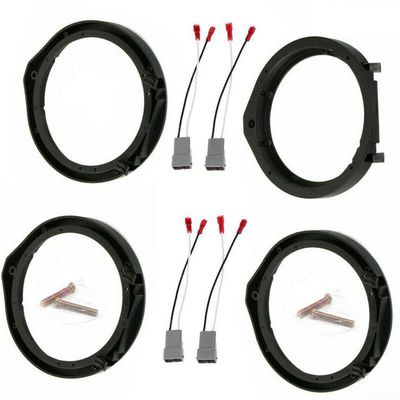 2 Pairs Car Speaker Adapter Board + Wiring Harness Connector for Honda-Civic 6.5" For Accord 08-12 For Crosstour 12-13 For Civic 06-17 for CR-V 12-13