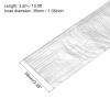 1 3/8" ID x 10.5FT Heat Shroud 3mm Aluminized Sleeving for Fuel Lines, Cables YENCONG747 view 2
