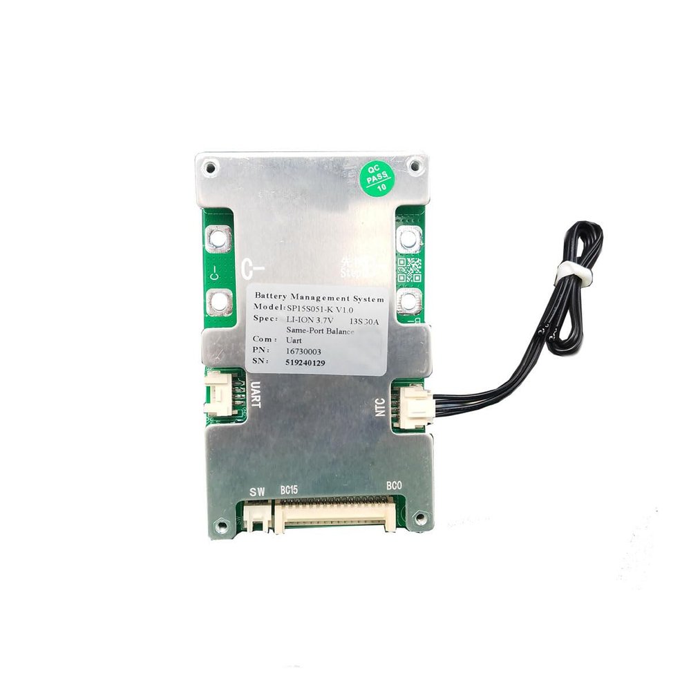12S 50.4V Li ion NCM Battery BMS and Protection circuit Board with 30A Current