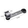 ACAGALA Triple Cold Shoe Mount Bracket Extension Bar with 1/4 Inch & 3/8 Inch Thread for Gimbal Stabilizer Tripod Camera Flash Light view 4