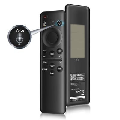 New BN59-01432A Solar Voice Remote Replacement for Samsung TV Remote with Rechargeable Solar Cell, Compatible with Samsung 2023-2026 Neo QLED, 8K, The Frame and Crystal UHD Series, 4 Shortcut Buttons