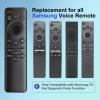 New BN59-01432A Solar Voice Remote Replacement for Samsung TV Remote with Rechargeable Solar Cell, Compatible with Samsung 2023-2026 Neo QLED, 8K, The Frame and Crystal UHD Series, 4 Shortcut Buttons view 2