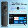New BN59-01432A Solar Voice Remote Replacement for Samsung TV Remote with Rechargeable Solar Cell, Compatible with Samsung 2023-2026 Neo QLED, 8K, The Frame and Crystal UHD Series, 4 Shortcut Buttons view 4
