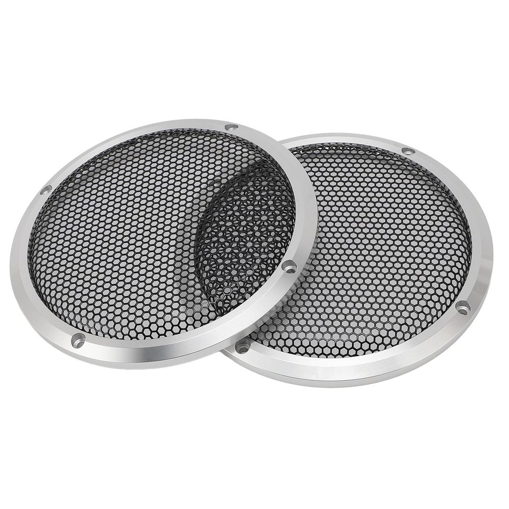 6.65in Metal Mesh Round Speaker Grill Cover, 2PCS Universal Radio Speaker Grills Decorative for Car Speaker Mounting Home Audio DIY, Mesh Subwoofer Grill Horn Guard Protective