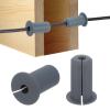 M METERXITY 2-Pack Cable Routing Kit, for 3/4 Inch Wall Hole Silicone Feed Through Wall Grommet Cable Punch Grommet Wall Hole Cover Bushing for Ethernet Cable [38mm Length, Grey] view 1