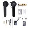 CHEOTIME 5 in 1 Smart Fingerprint Door Lock Knob for 3555mm Thick Door, Biometric Smart Door Knobs & App Control, Keyless Entry Door Lock Great for Home view 1