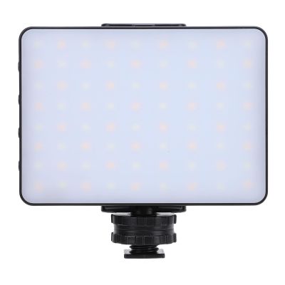 LED Video Light, Photography 72 LED Chips Lighting 3000 to 9900K Rechargeable On Camera Video Light with Hot Shoe Mount