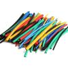 100 Pieces Heat Shrink Tube Wire Wrap Cable Sleeve Assortment Ratio 2:1 Electric Insulation Tube Fast Heat Shrinkage view 4