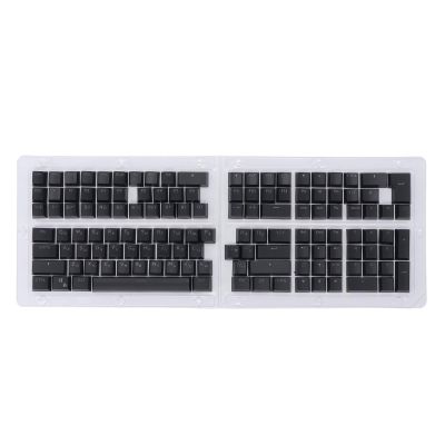 132 Key Russian Keycap, OEM Profile Ergonomic ABS Keycaps, Gaming Mechanical Keyboard Matte Keycaps, for 61 62 64 68 84 87 104 108 Keyboards (Black)