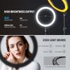 NEEWER RH12B 12" 24W High Power LED Ring Light for Phone with 71" Stand, Bi Color 2900K-7000K, CRI97+ 1810lux/0.5m 12 Scenes for Makeup Live Stream Zoom Calls TikTok, RU-011 Carrying Bag Included view 2