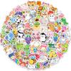 100 Pcs Animal Stickers for Kids, Cute Animal Stickes for Water Bottles Laptops Phones, Kawaii Waterproof Sticker Decal for Prizes, Bulk Kids Stickers Pack view 1