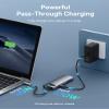 Baseus USB C to HDMI Adapter, 4K@60Hz USB C Docking Station, 7 in 1 USB C Hub and Baseus Retractable USB C Cable, 100W 4.9ft USB C to USB C Fast Charging Cable view 4