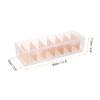 HARFINGTON 4pcs Cable Storage Box With Compartments, Cable Organizer Transparent Plastic Tidy Box with Lids, Cable Management Box with Removable Dividers for Home Office Drawer Desk Accessory view 2