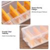 HARFINGTON 4pcs Cable Storage Box With Compartments, Cable Organizer Transparent Plastic Tidy Box with Lids, Cable Management Box with Removable Dividers for Home Office Drawer Desk Accessory view 4