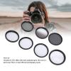 49mm /55mm CPL, ND8, White Soft, Graduated Grey, 10X Macro, 6 Points Star Filters, 7 Packs Lens Filter Kit with Storage Case, Camera Lens Accessories (55mm) view 2