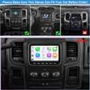 for 2013-2018 Dodge Ram 1500 2500 3500 Android 13 Car Radio with Wireless Carplay/Android Auto 7 Inch Touch Screen Car Stereo Replacement Bluetooth GPS/WiFi/SWC/HiFi + AHD Backup Camera view 2