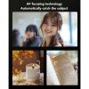 Digital Camera, 1080P HD Video, 48M Pixels, 8X Zoom, Supports Fidelity Transmission, Retro Compact Camera with MP3 Playback Filters Frames, for Precise Focusing (White) view 3