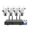 AKAVIG 4CH 4MP Double Lens Security Camera System, Wireless WiFi CCTV Home Surveillance Camera NVR Kit with Color Night Vision, Human Detection, with 1T Hard Disk view 1