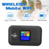 4G LTE Wi Fi Mobile Hotspot, Portable Wi Fi Hotspot for Travel, 10 Connected Devices, Cordless Internet Router Devices with SIM Card Slot, for Europe Africa Southeast Asia view 2