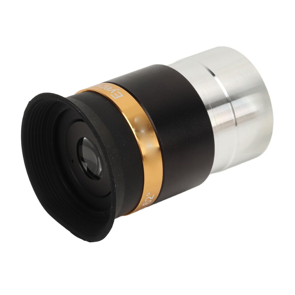 1.25 Inch Aspheric Eyepiece, Metal Frame Multi Layer Coating Clear Image 62 Wide Angle 4mm Length Aspheric Telescope Eyepiece for Landscape Observation