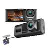 Shkalacar Dash Cam Front & Inside & Rear Camera, 1080P DVR Car Dashboard Camera with Night Vision 2 Inch Screen Dashcam Support Night-Vision Loop Recording One-Key Lock view 3