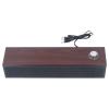 ANGGREK Desktop Computer Soundbar, Computer Speakers HiFi Stereo AUX in Wired Plug and Play Volume Control Wooden Low Noise for Laptop view 1