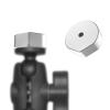 Rectangular Satellite Tripod Mount Adapter, Aluminum Alloy, 1/4-20 Threaded, Lightweight and Robust Design for RV Roof Mini view 3
