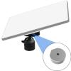 Rectangular Satellite Tripod Mount Adapter, Aluminum Alloy, 1/4-20 Threaded, Lightweight and Robust Design for RV Roof Mini view 4