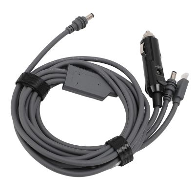 3 in 1 Mini Cable, Mini Power Cable, 18AWG Power Cable DC Male Plug to Type C PD100W Car Charger Adapter Cord for Mini Satellite Device (10m)
