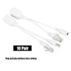 10 Pair IP Camera POE RJ45 Cable Power Over Ethernet Adapter Injector Splitter DC 12 V view 3