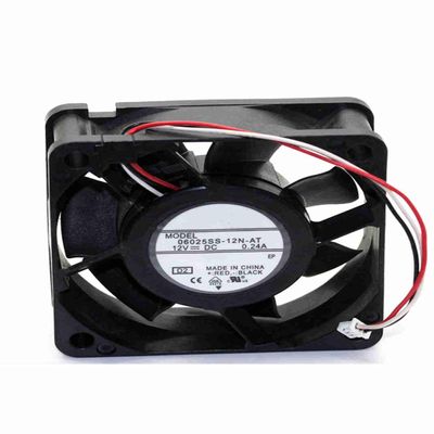 06025SS-12N-AT 60X60X25MM 6CM 12V 0.24A 2.88W 3-Wire Cooling Fan