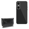 BoxWave Case Compatible with iRulu WalknBook 2Mini - Elite Leather Messenger Pouch, Synthetic Leather Cover Case Envelope Design - Jet Black view 1