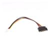 1pc SATA Adapter PC Computer Molex IDE 4 Pin to SATA Male Adapter Power Cable Cord 20cm SATA Cable 15Pin to 4Pin FDD Floppy view 1
