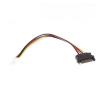 1pc SATA Adapter PC Computer Molex IDE 4 Pin to SATA Male Adapter Power Cable Cord 20cm SATA Cable 15Pin to 4Pin FDD Floppy view 3