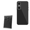 BoxWave Case Compatible with iRulu WalknBook 2Mini - Nero Leather Envelope, Leather Wallet Style Flip Cover view 1