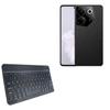 BoxWave Keyboard Compatible with Tecno Camon 20S Pro - SlimKeys Bluetooth Keyboard, Portable Thin with Chiclet-Style Keys - Jet Black view 1