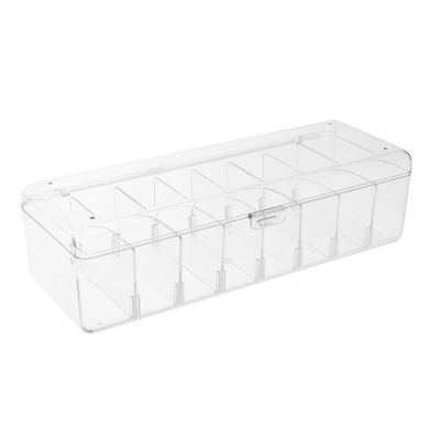 CAXUSD Cord Storage Box Detachable Divider Desk Cable Organizer Case for Cords and Wires Efficient Storage for Home and Office Use
