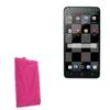 BoxWave Case Compatible with iBerry Auxus Nuclea X - Velvet Pouch, Soft Velour Fabric Bag Sleeve with Drawstring - Cosmo Pink view 1