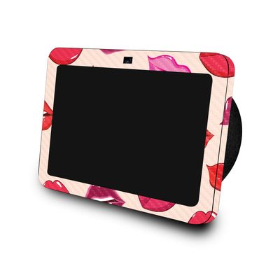 Carbon Fiber Skin Compatible with Amazon Echo Show 8 (3rd Gen, 2023) - Many Kisses - Premium 3M Vinyl Protective Wrap Decal Cover - Easy to Apply | Crafted in The USA by MightySkins