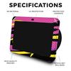 Carbon Fiber Skin Compatible with Amazon Echo Show 8 (3rd Gen, 2023) - Tribal Magenta - Premium 3M Vinyl Protective Wrap Decal Cover - Easy to Apply | Crafted in The USA by MightySkins view 2