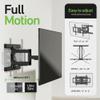 Heavy Duty Dual Arm Articulating TV Wall Mount Bracket for LG OLED evo C4 Series TV with webOS 24 OLED83C4AUA 83 Inch TV - Tilt & Swivel with Reduced Glare view 2