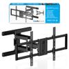 Heavy Duty Dual Arm Articulating TV Wall Mount Bracket for Hisense A7 LCD Google TV 65A7N 65 Inch TV - Tilt & Swivel with Reduced Glare view 1