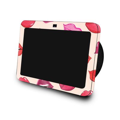 Glossy Glitter Skin Compatible with Amazon Echo Show 8 (3rd Gen, 2023) - Many Kisses - Premium 3M Vinyl Protective Wrap Decal Cover - Easy to Apply | Crafted in The USA by MightySkins