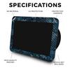Carbon Fiber Skin Compatible with Amazon Echo Show 8 (3rd Gen, 2023) - Blue Hexa Camo - Premium 3M Vinyl Protective Wrap Decal Cover - Easy to Apply | Crafted in The USA by MightySkins view 2