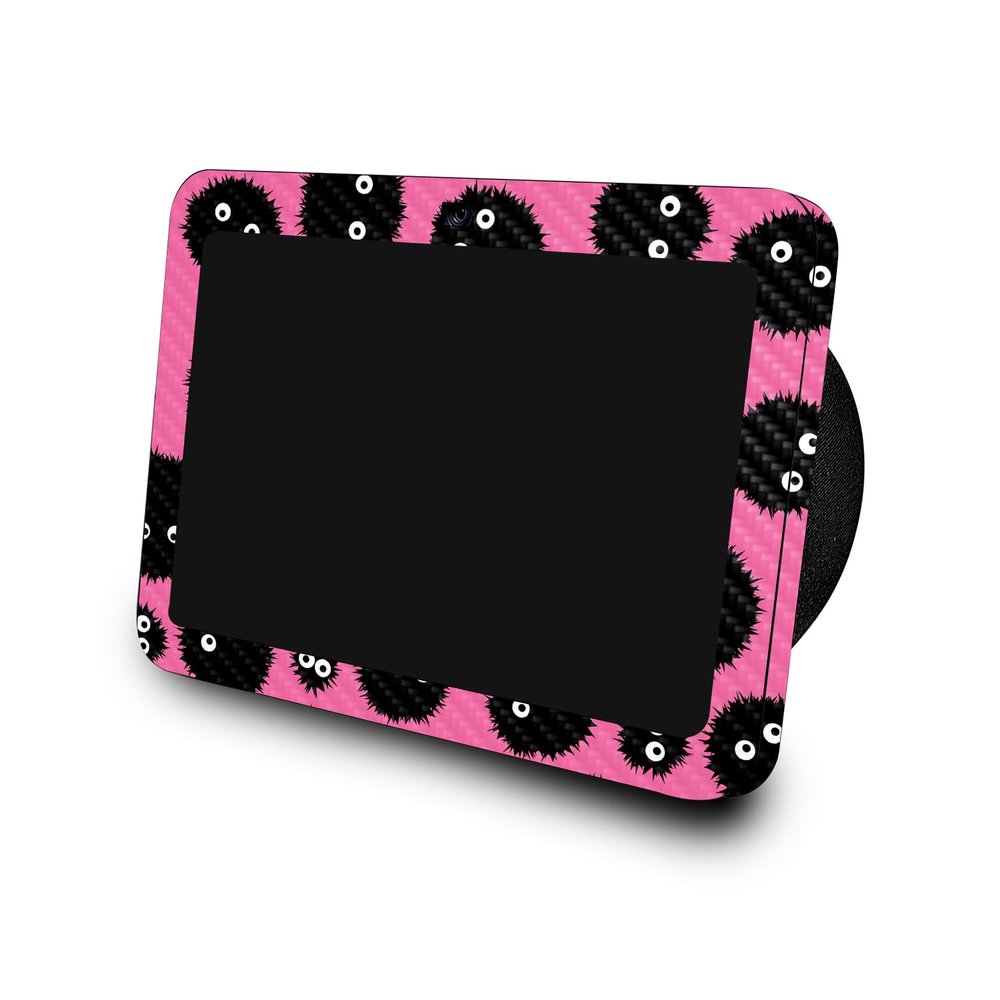 Carbon Fiber Skin Compatible with Amazon Echo Show 8 (3rd Gen, 2023) - Soot Sprites - Premium 3M Vinyl Protective Wrap Decal Cover - Easy to Apply | Crafted in The USA by MightySkins