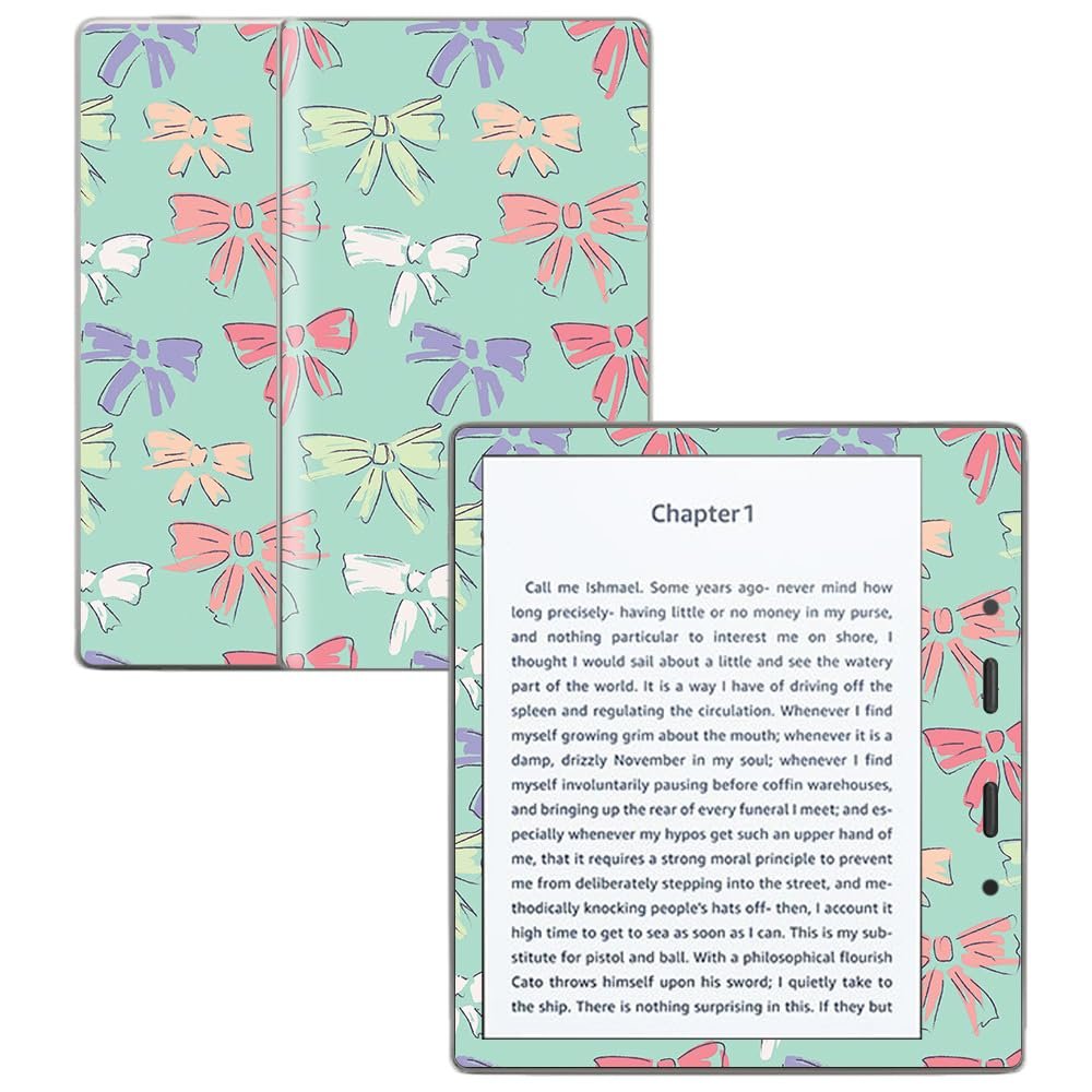 Skin Compatible with Amazon Kindle Oasis 7" (9th Gen) - Drawn Bow - Premium 3M Vinyl Protective Wrap Decal Cover - Easy to Apply | Crafted in The USA by MightySkins